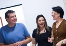 Waleria Assunção visita Associação Campinense de Pais de Autistas ao lado de Diego Tavares