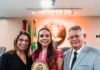 Pimentel Filho destaca trajetória de Camila Mariz e importância da luta contra a violência doméstica
