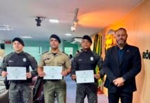 Policiais militares são homenageados com Moção de Aplauso por atuação que preservou vida em Campina Grande