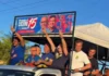 Irmão de Efraim, George Morais participa de carreata ao lado de Cícero Lucena