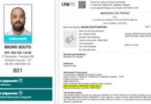 Bruno Souto renuncia à candidatura após mandado de prisão por dívida de pensão