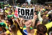 7 de Setembro é marcado por manifestações pelo Brasil com gritos “fora Alexandre”