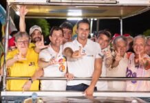 Lucas anuncia Vila Olímpica e destaca nova adutora durante comício em Catolé do Rocha