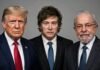Lula convidará Trump e Milei para cerimônia de posse em janeiro de 2027
