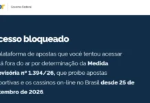 Governo tira bets do ar em todo o Brasil nesta terça-feira (6)